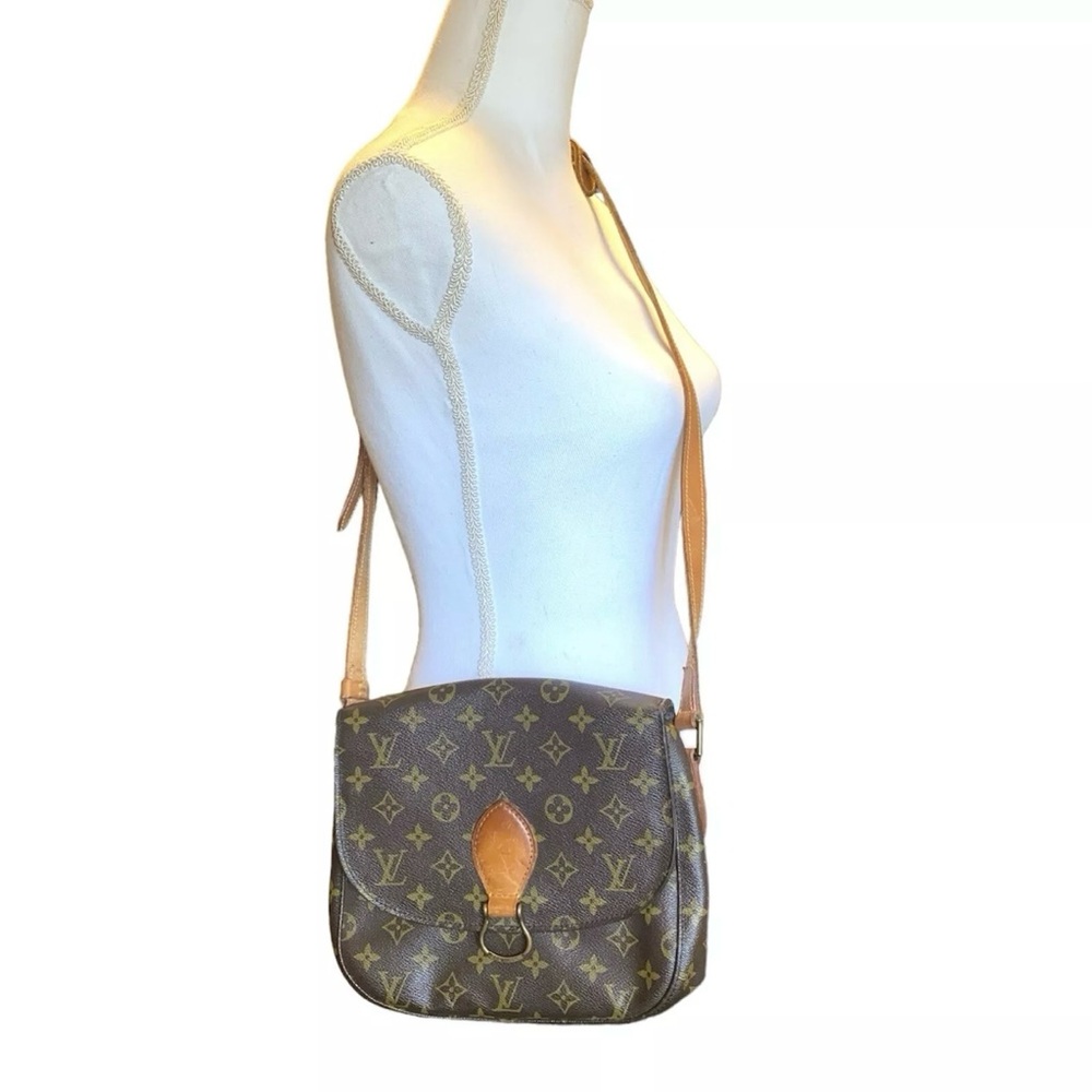 Louis Vuitton Saint Cloud Crossbody Shoulder Bag Purse Monogram PM